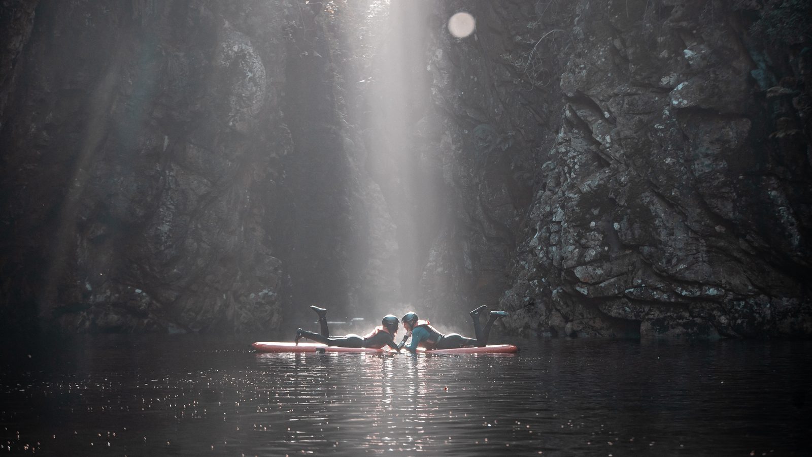 Kayak & lilo, Storms River gorge